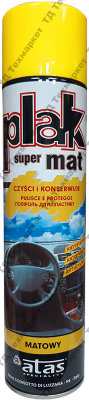 Полироль "Plak super mat " 600мл (лимон)